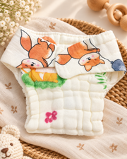 6 Layer Muslin Nappies: Pack of 4